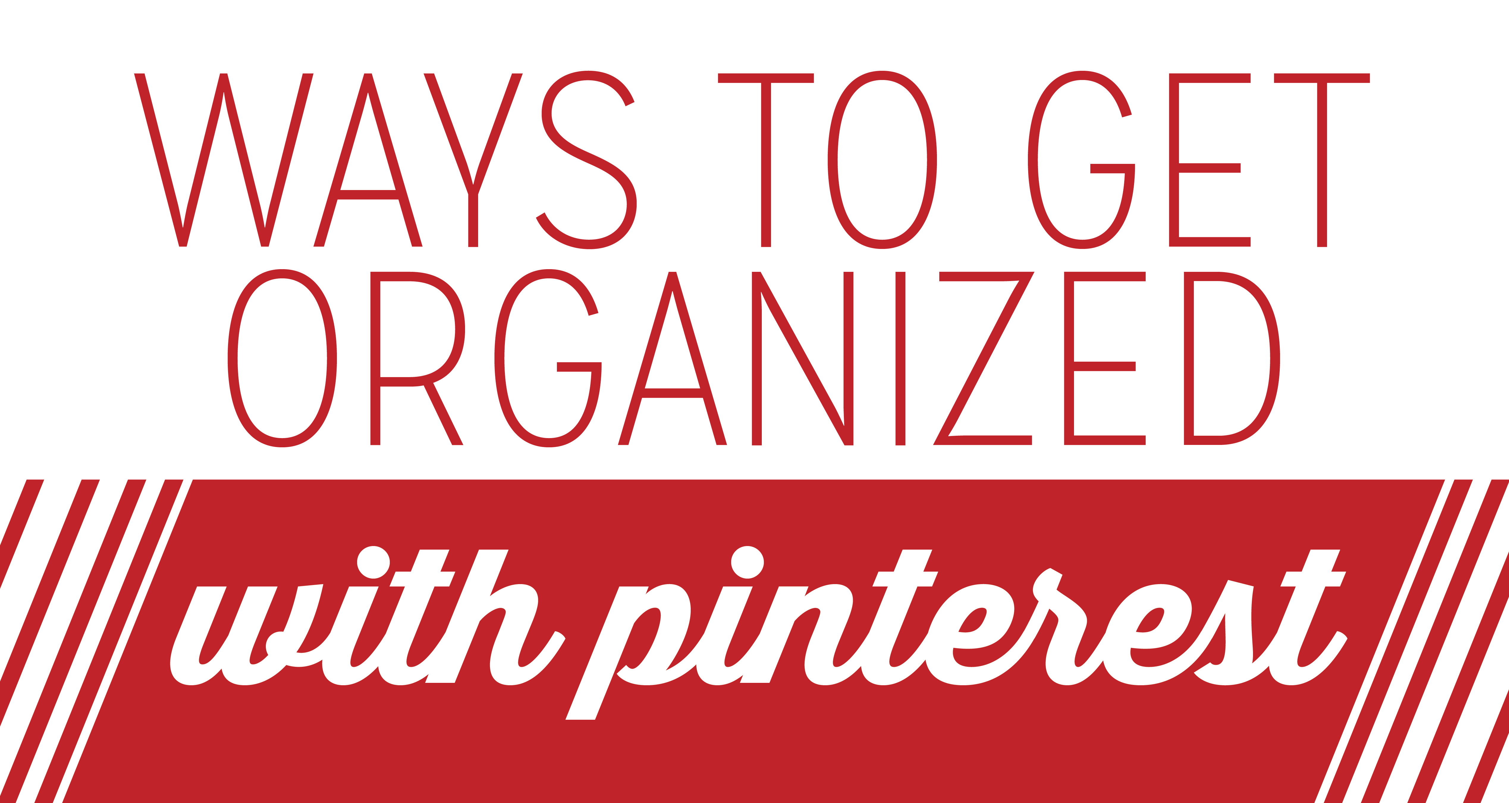 Organizing with Pinterest
